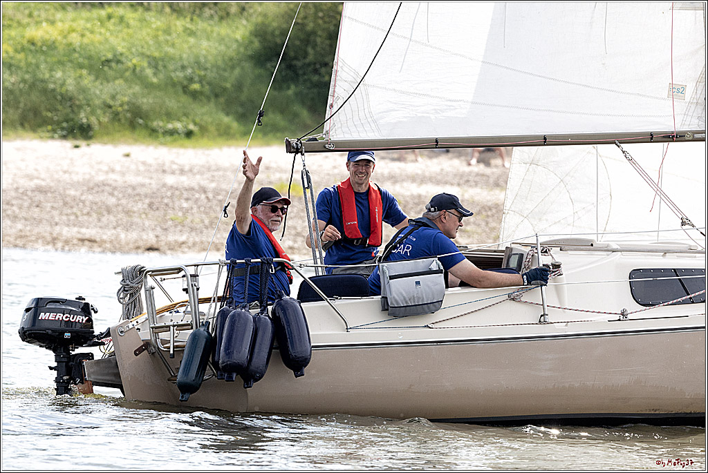 100 Jahre Rheinwoche 2022 - 2. Wettfahrt  Hitdorf - Duesseldorf, 03.06.2022,